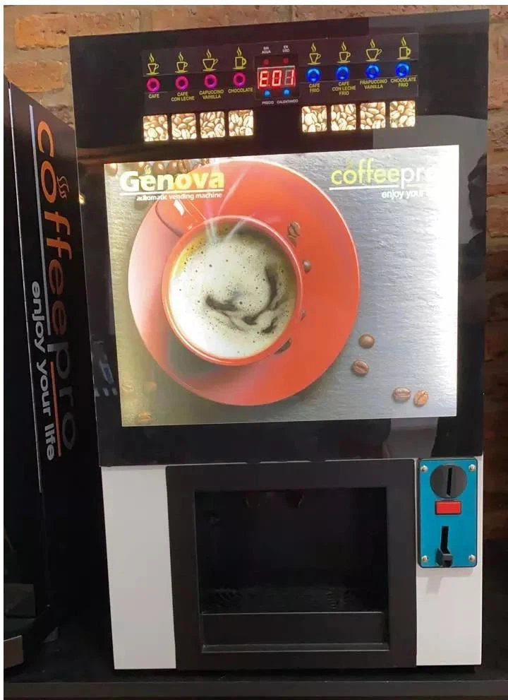 コイン式テーブルトップコーヒー自動販売機
